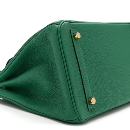 Hermes Togo Birkin 30 Vert Vertigo 9 of 11