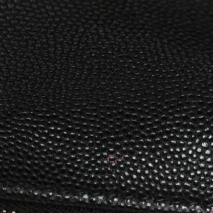 Chanel Caviar Quilted Flap Clutch Black 8 of 8