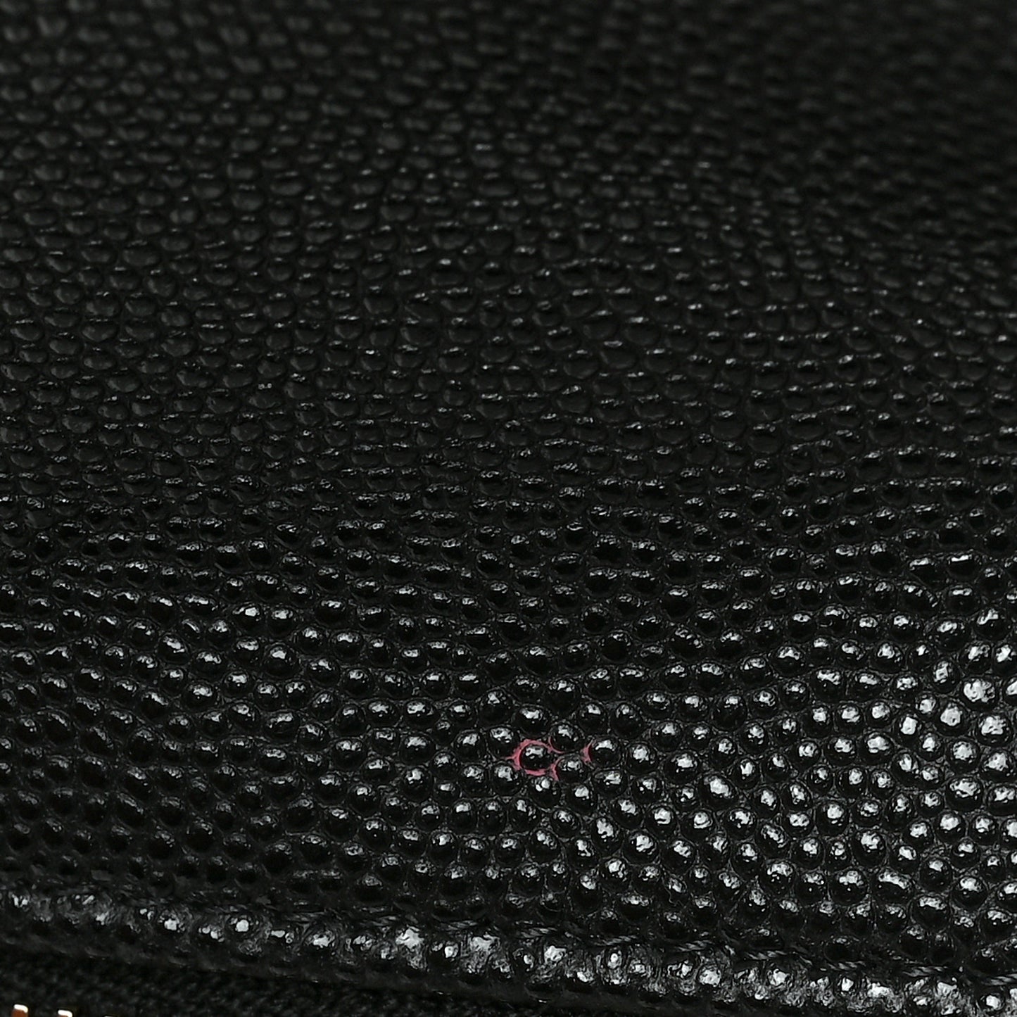 Caviar Quilted Flap Clutch Black