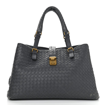 Bottega Veneta Nappa Intrecciato Medium Roma Tote Grey 1 of 14