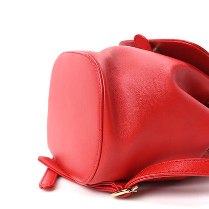 Chanel Lambskin CC Mania Backpack Red 9 of 9