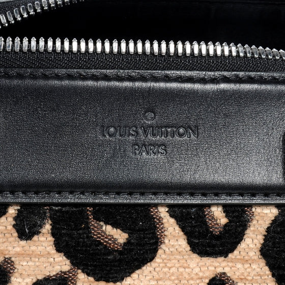 Jacquard Velvet Leopard Print Stephen Sprouse Speedy