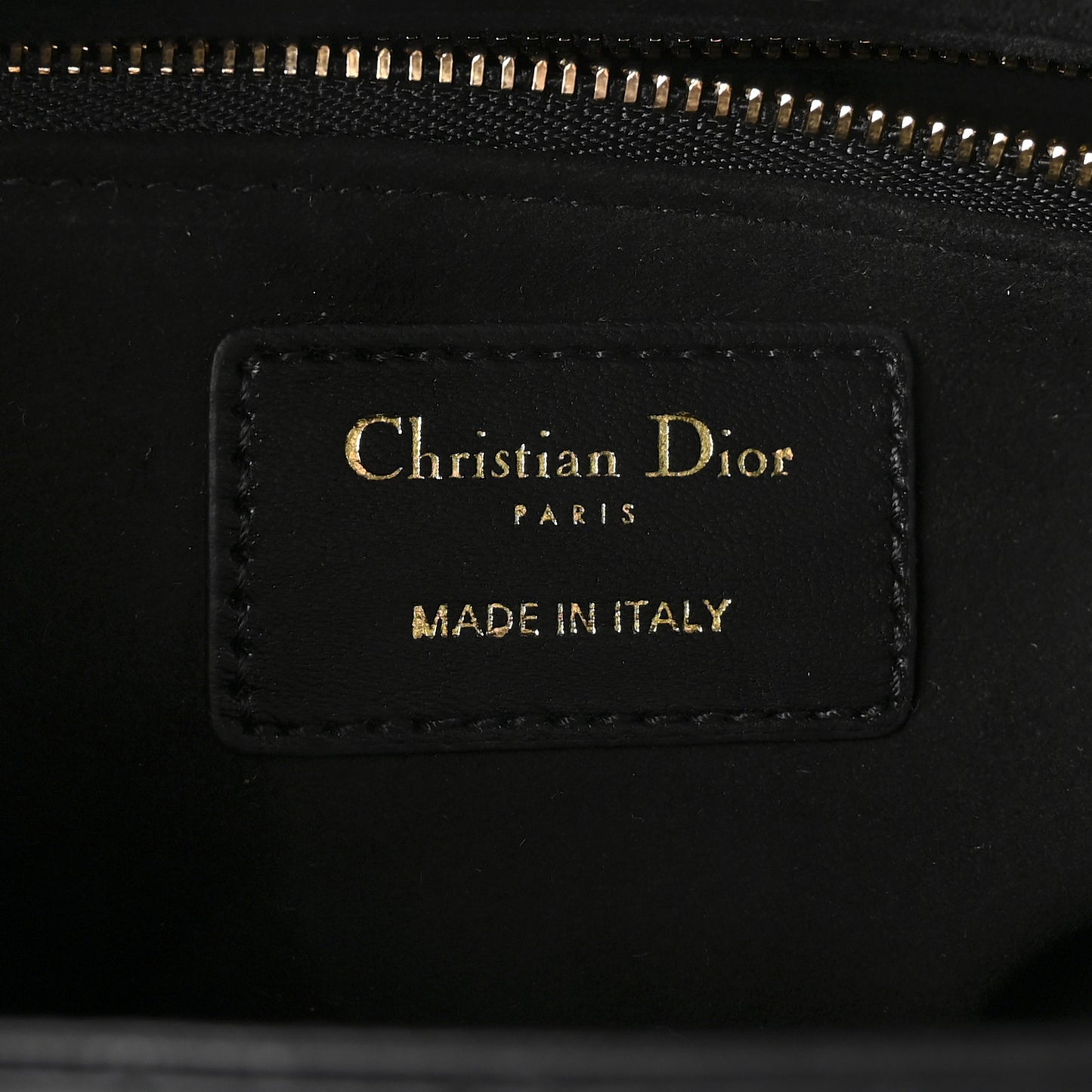 Lambskin Cannage Small My ABCDior Lady Dior Black