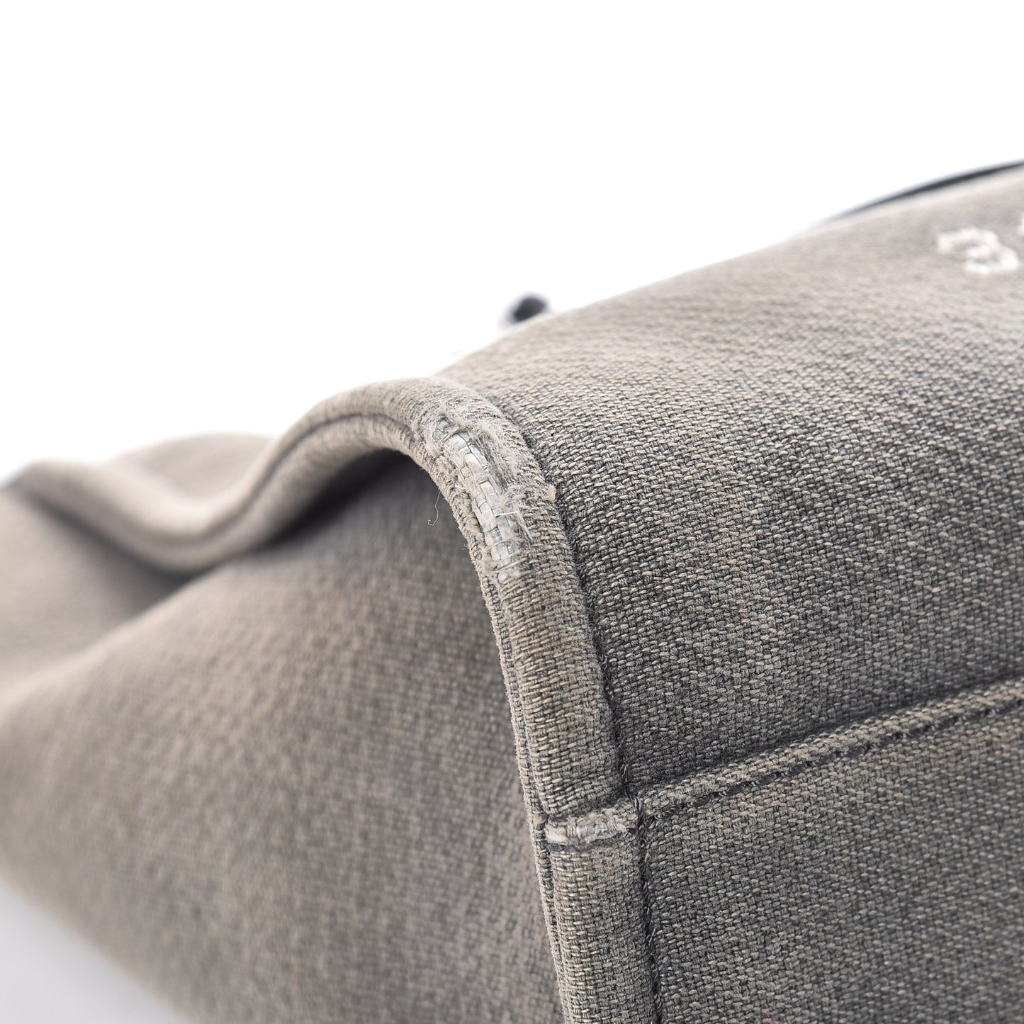 Canvas Small Deauville Tote Blue