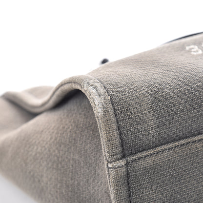 Chanel Canvas Small Deauville Tote Blue 10 of 16