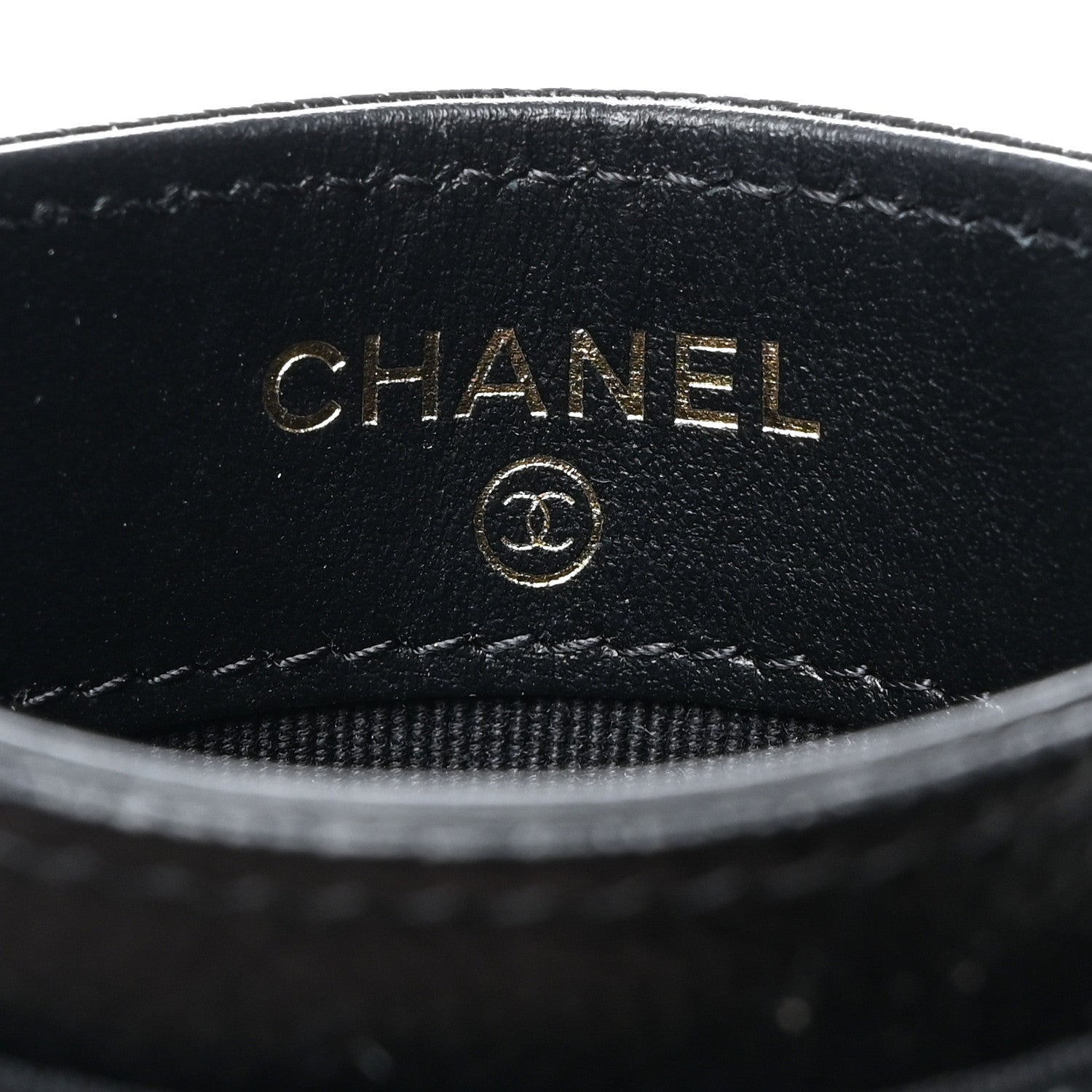 Chanel Caviar Quilted Multi Chain CC Card Holder Black 7 of 8