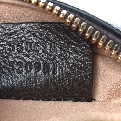 Gucci GG Supreme Monogram Web Mini Ophidia Round Shoulder Bag Brown 8 of 11