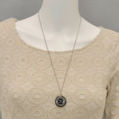 Chanel Resin Chain CC Necklace Black 3 of 5