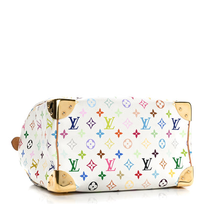 Louis Vuitton Monogram Multicolor Speedy 30 White 3 of 9