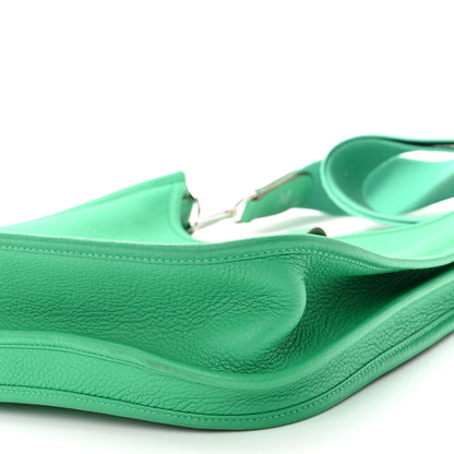 Hermes Taurillon Clemence Evelyne III PM Menthe 9 of 9
