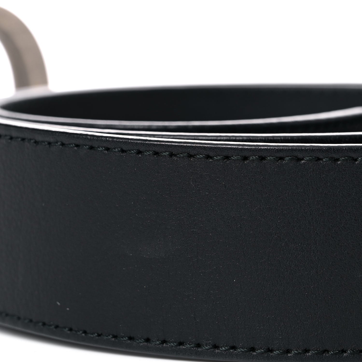 Gucci Moon Calfskin Nickel Double G 40mm Belt 90 36 Black 5 of 8