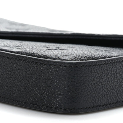 Louis Vuitton Empreinte Pochette Felicie Chain Wallet Black 9 of 9