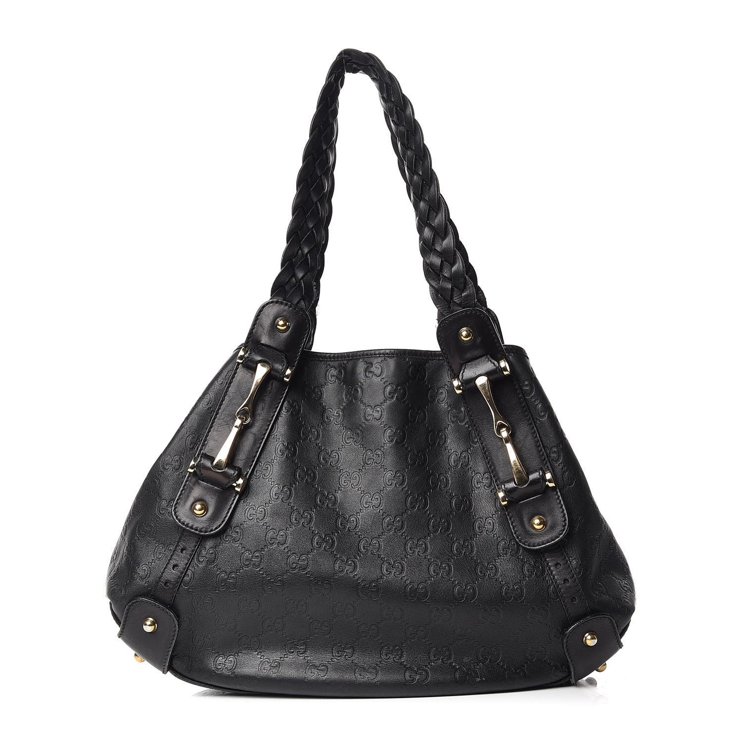 Guccissima Small Pelham Shoulder Bag Black