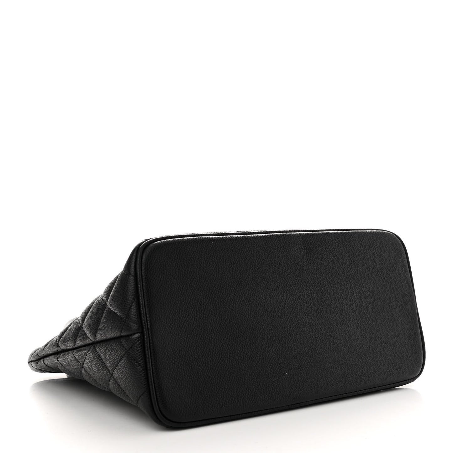 Caviar Quilted Medallion Tote Black