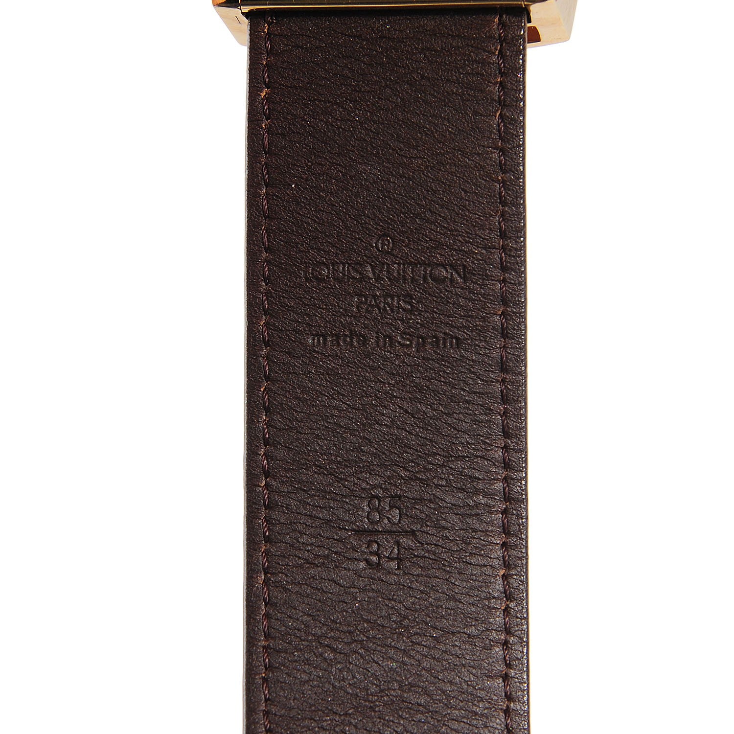 Louis Vuitton Monogram LV Cut Reversible Belt 85 34 4 of 7