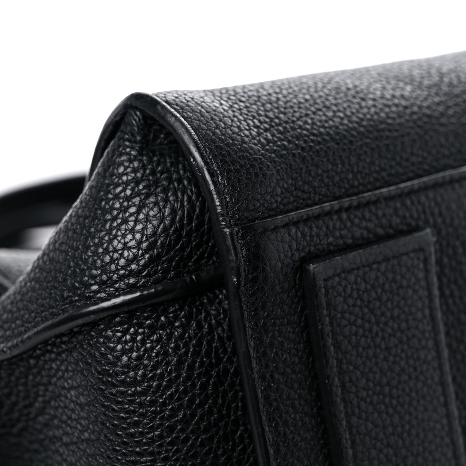 Saint Laurent Grained Calfskin Medium Souple Sac De Jour Black 10 of 19