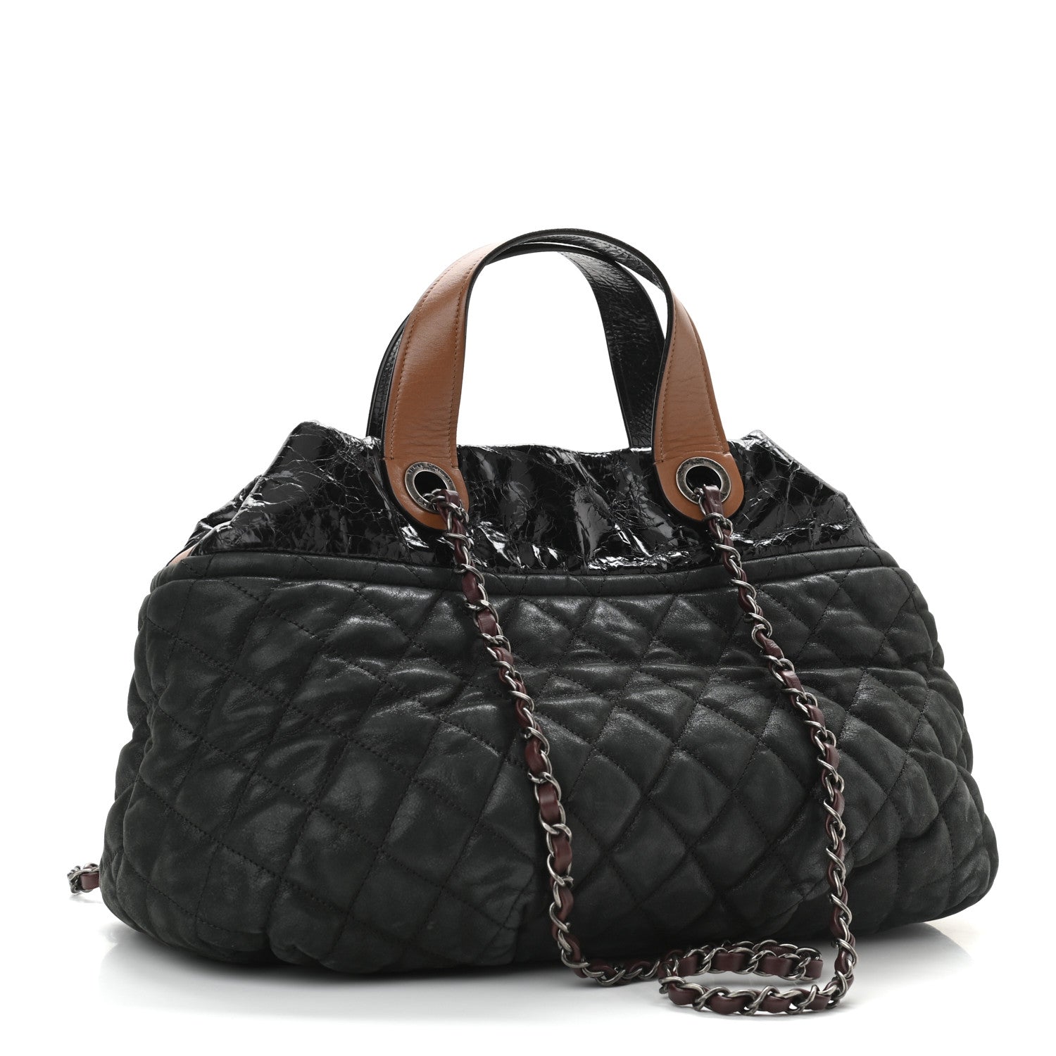 Chanel Iridescent Calfskin Small In The Mix Tote Black 2 of 10