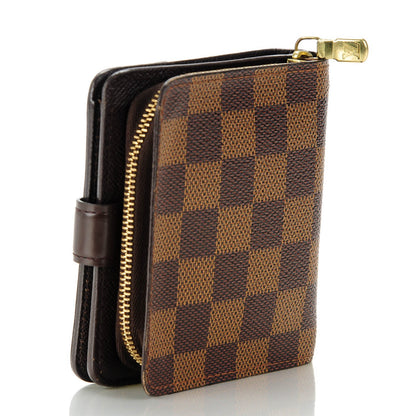 Louis Vuitton Damier Ebene Zippe Zipped Compact Wallet 3 of 7