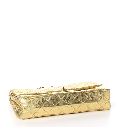 Chanel Metallic Aged Calfskin Quilted 2.55 Reissue 225 Flap Gold 3 of 11