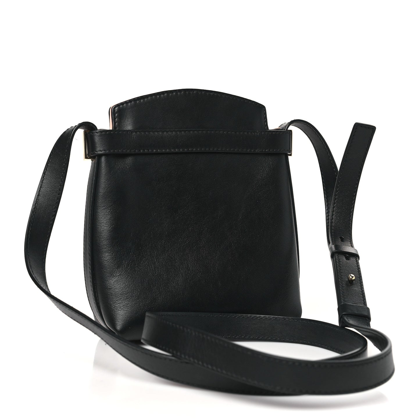 Calfskin Hug Smartphone Holder Black Nylund Pink