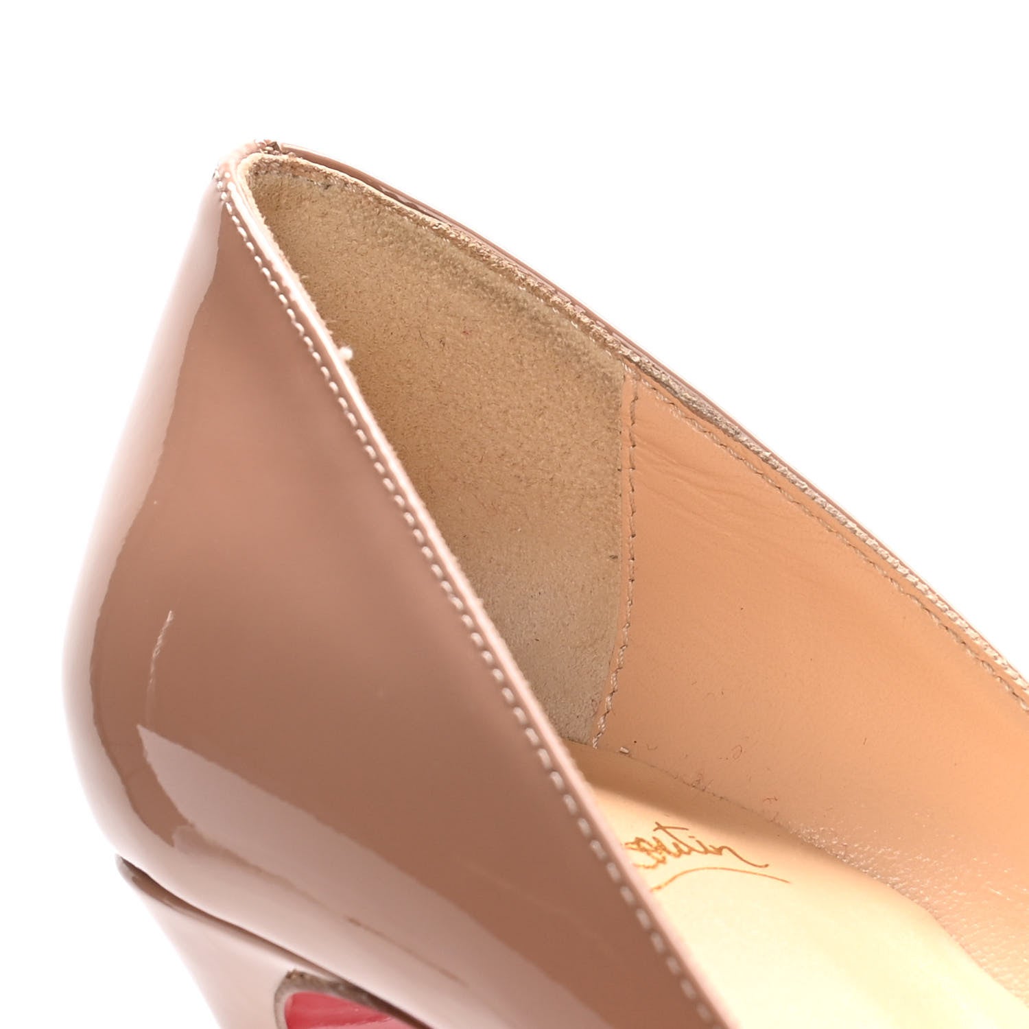 Christian Louboutin Patent So Kate 100 Pumps 36.5 Nude 12 of 14