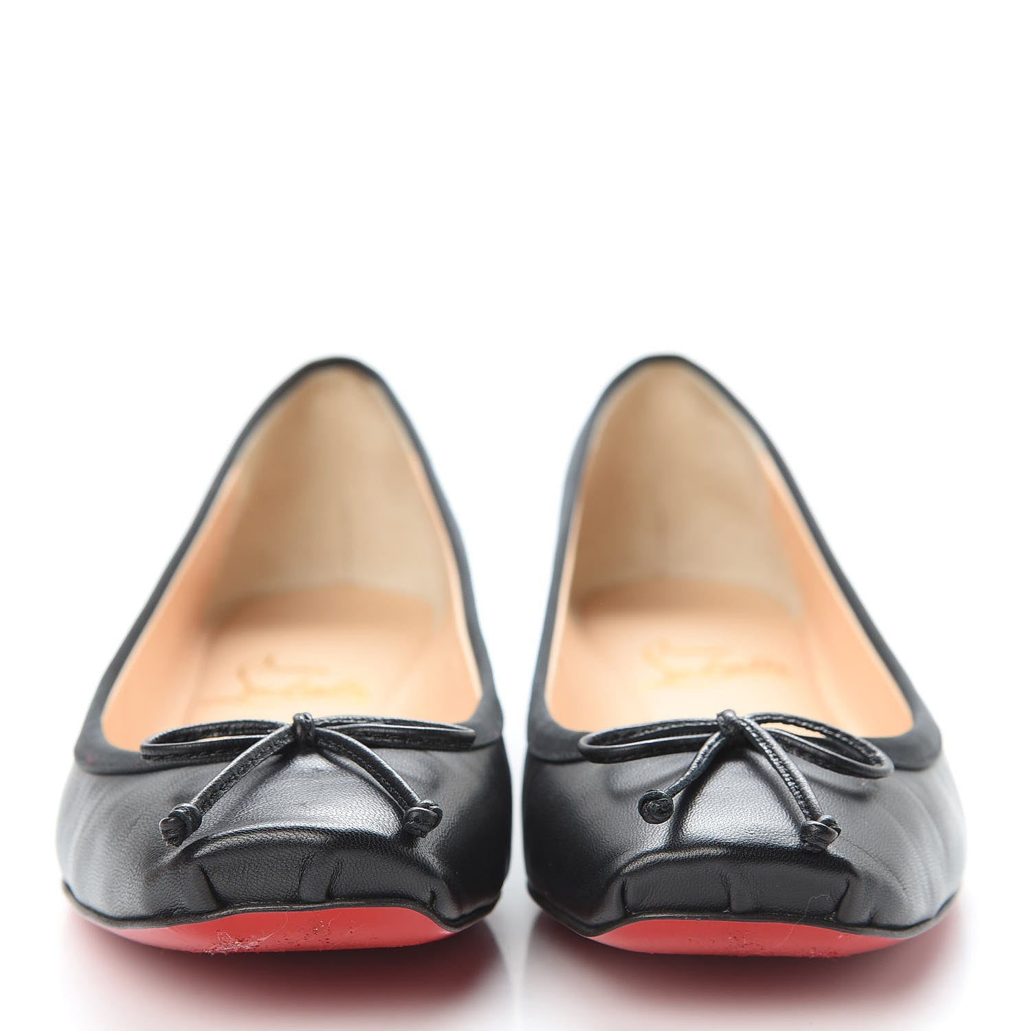Christian Louboutin Nappa Grosgrain Rosella Flats 36 Black 2 of 13