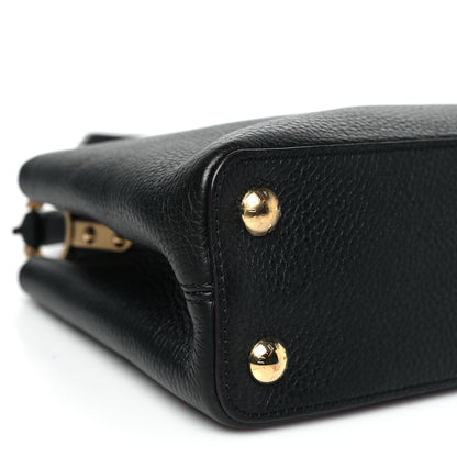 Louis Vuitton Taurillon Capucines BB Black 8 of 9