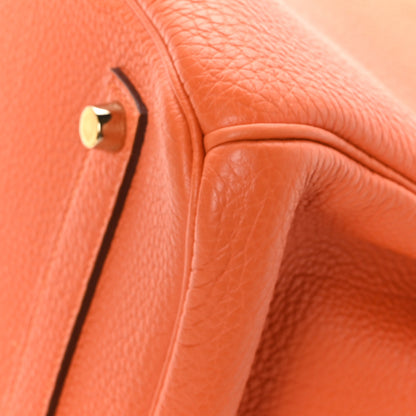 Hermes Togo Birkin 35 Orange 11 of 11