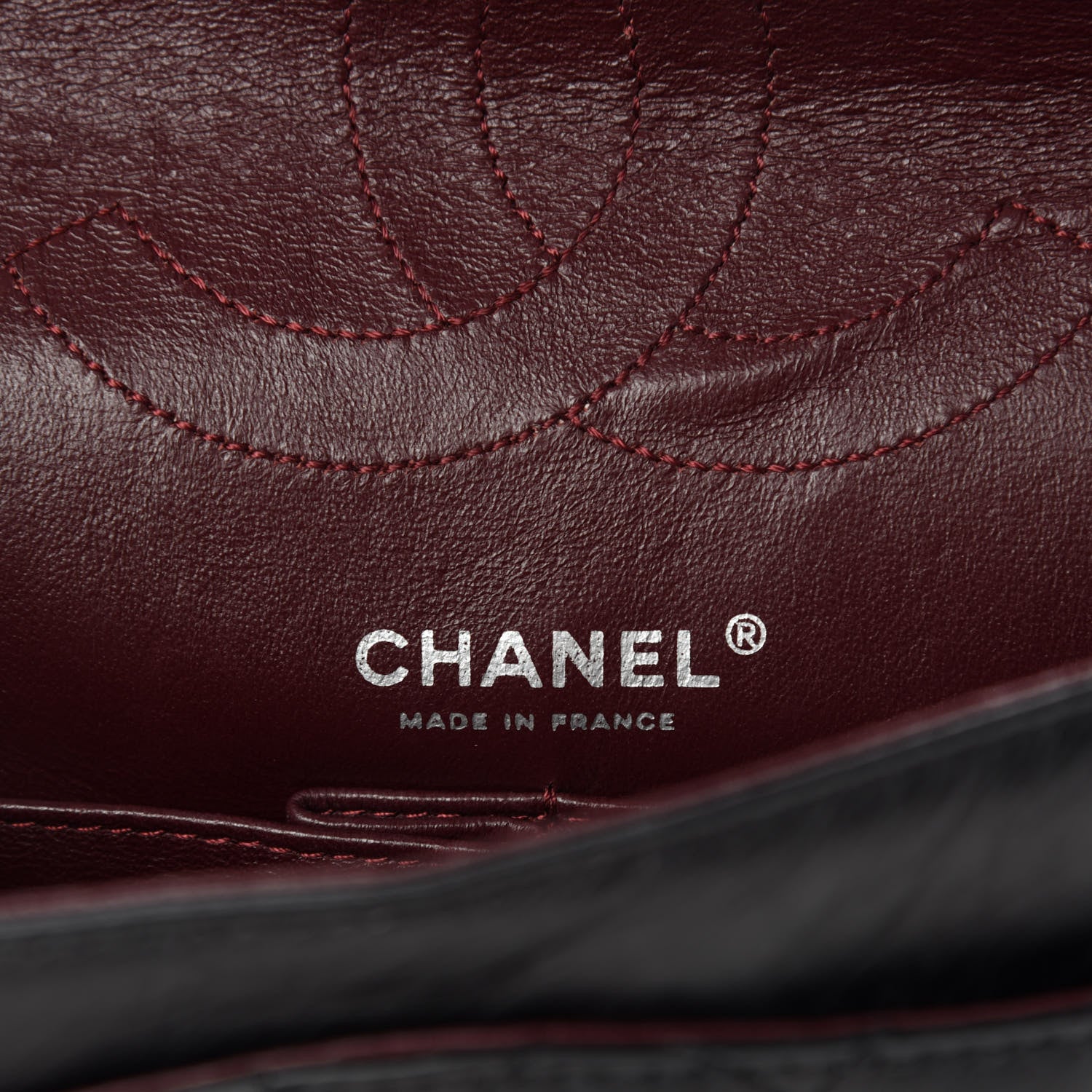 Chanel Aged Calfskin Quilted 2.55 Reissue 225 Flap Black 9 of 12
