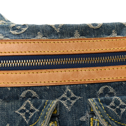 Louis Vuitton Monogram Denim Baggy PM Blue 7 of 8