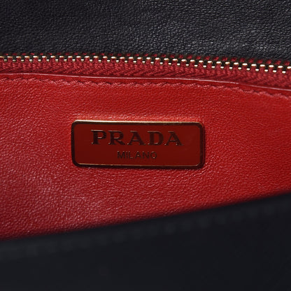 Prada Saffiano Lux Crossbody Bag Black 6 of 7