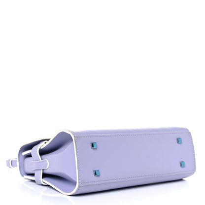 Delvaux Calfskin Mini Tempete Satchel Lilas 4 of 20