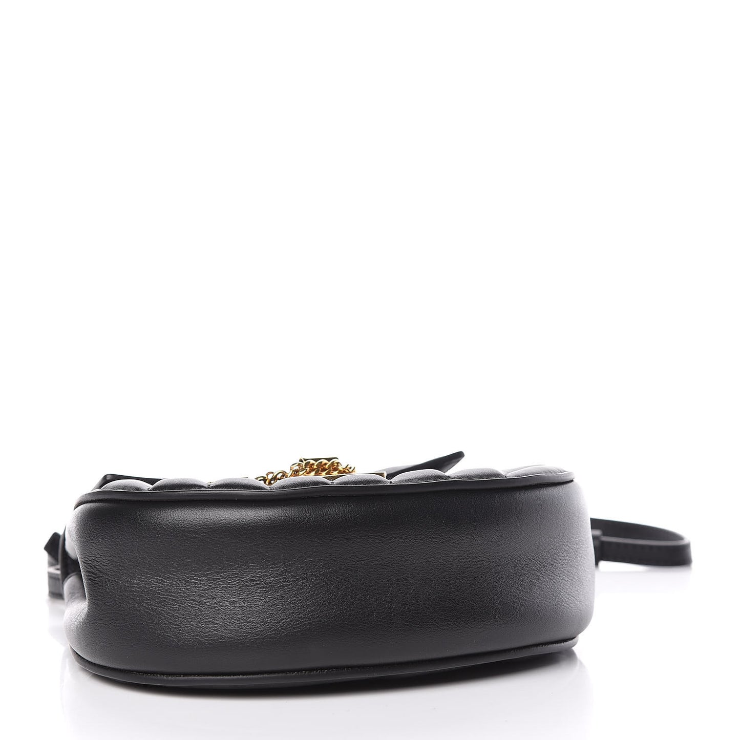 Calfskin Quilted Mini Drew Bijou Shoulder Bag Black