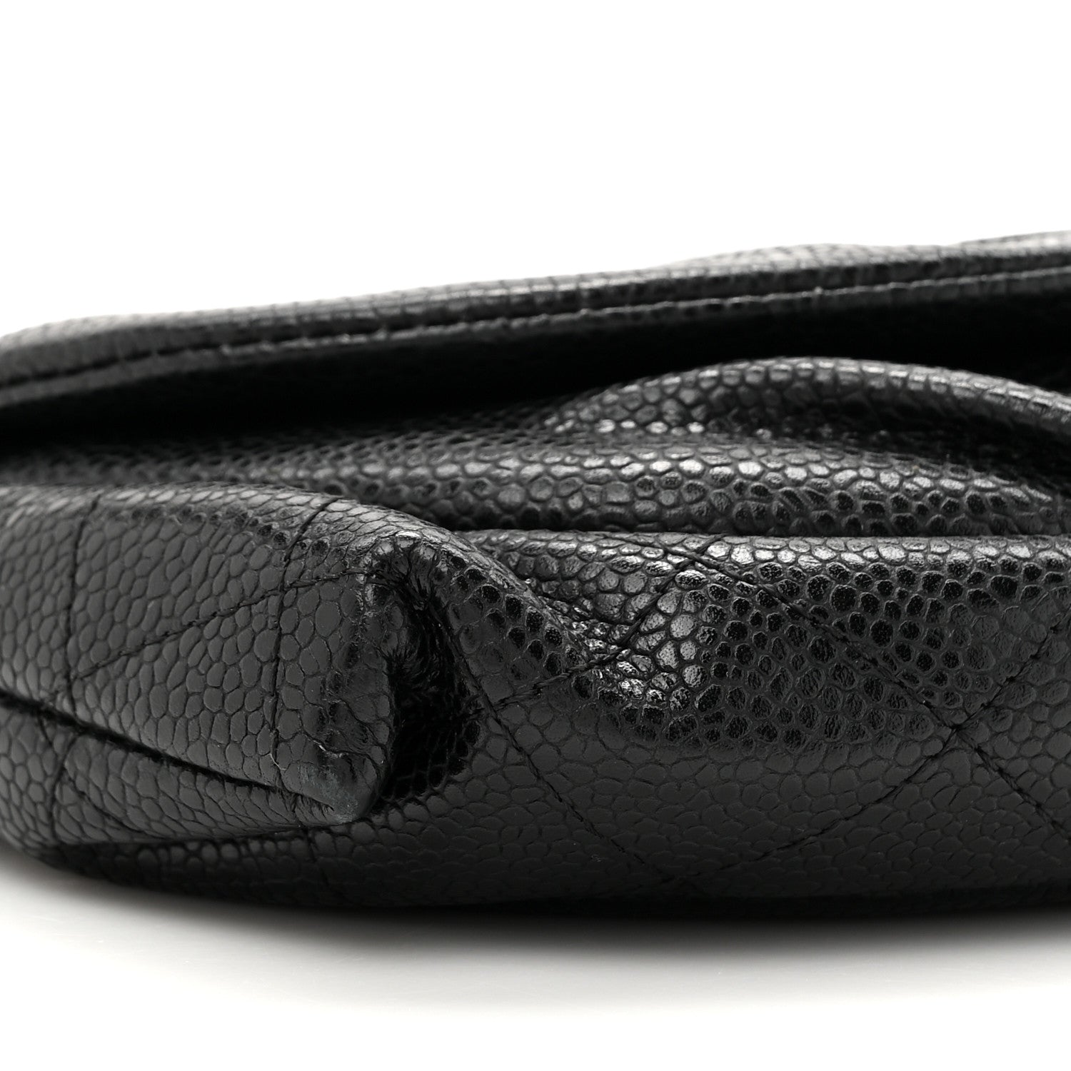 Chanel Caviar Half Moon Wallet On Chain WOC Black 11 of 14