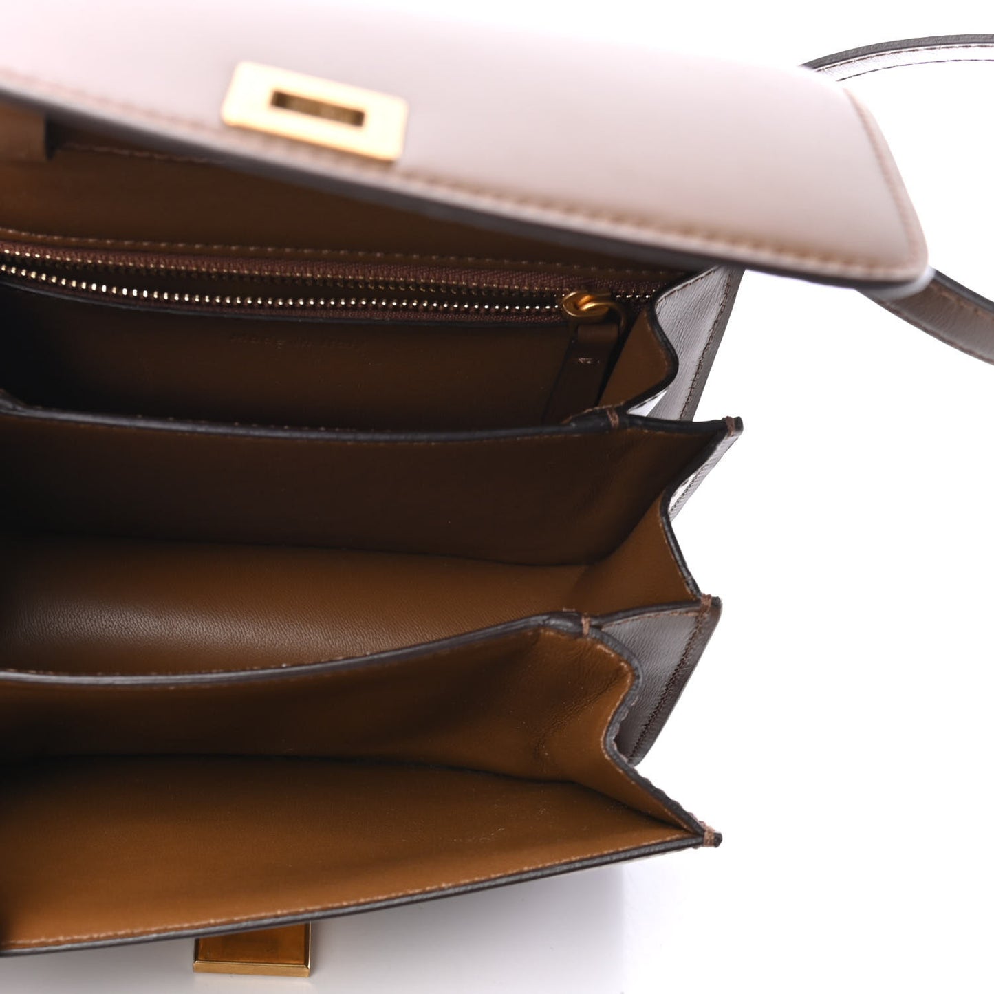 Smooth Calfskin Small Classic Box Flap Bag Camel