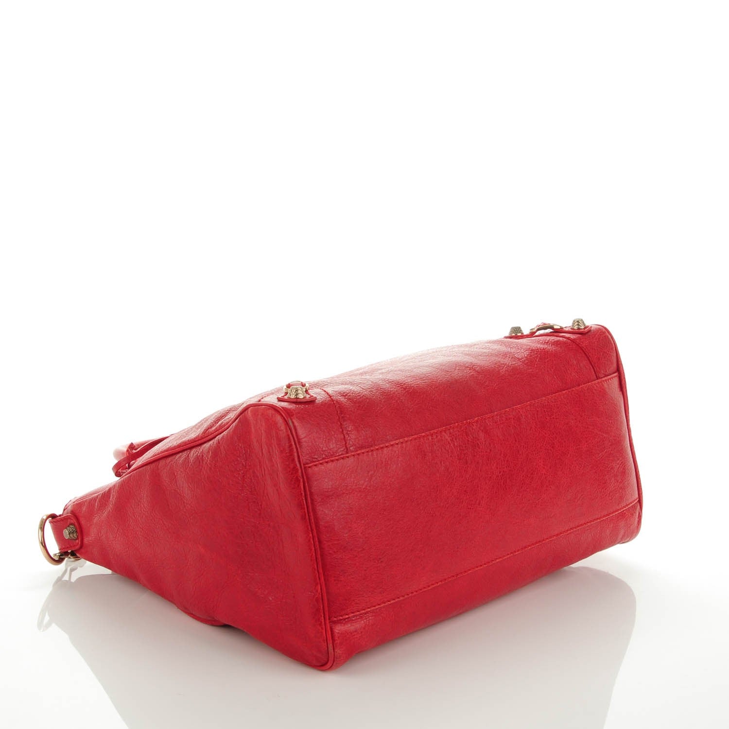 Balenciaga Agneau Giant 12 Rose Gold Hardware Velo Rouge Coquelicot 4 of 9