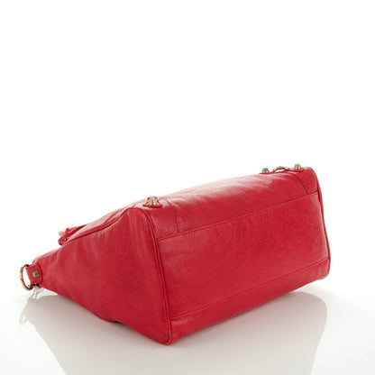 Balenciaga Agneau Giant 12 Rose Gold Hardware Velo Rouge Coquelicot 4 of 9