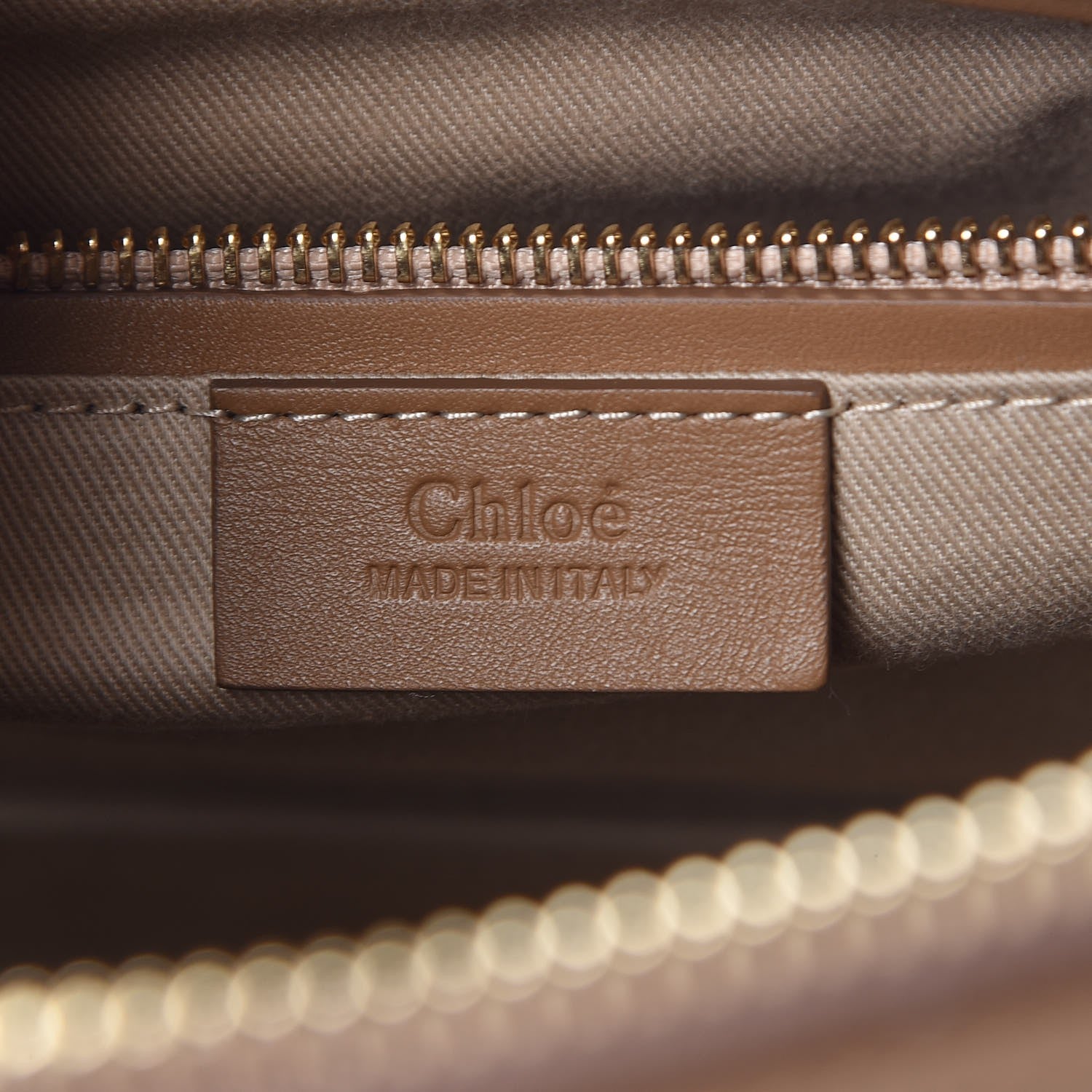 Chloe Calfskin Suede Medium Roy Bag Nut 7 of 10