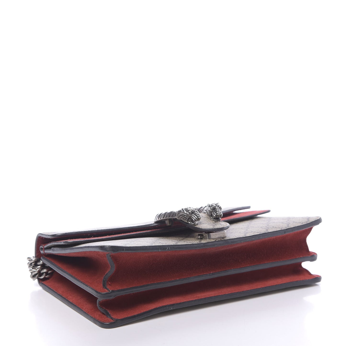 GG Supreme Monogram Small Dionysus Shoulder Bag Red