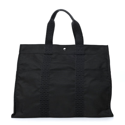 Hermes Canvas Herline Tote GM Grey 1 of 8