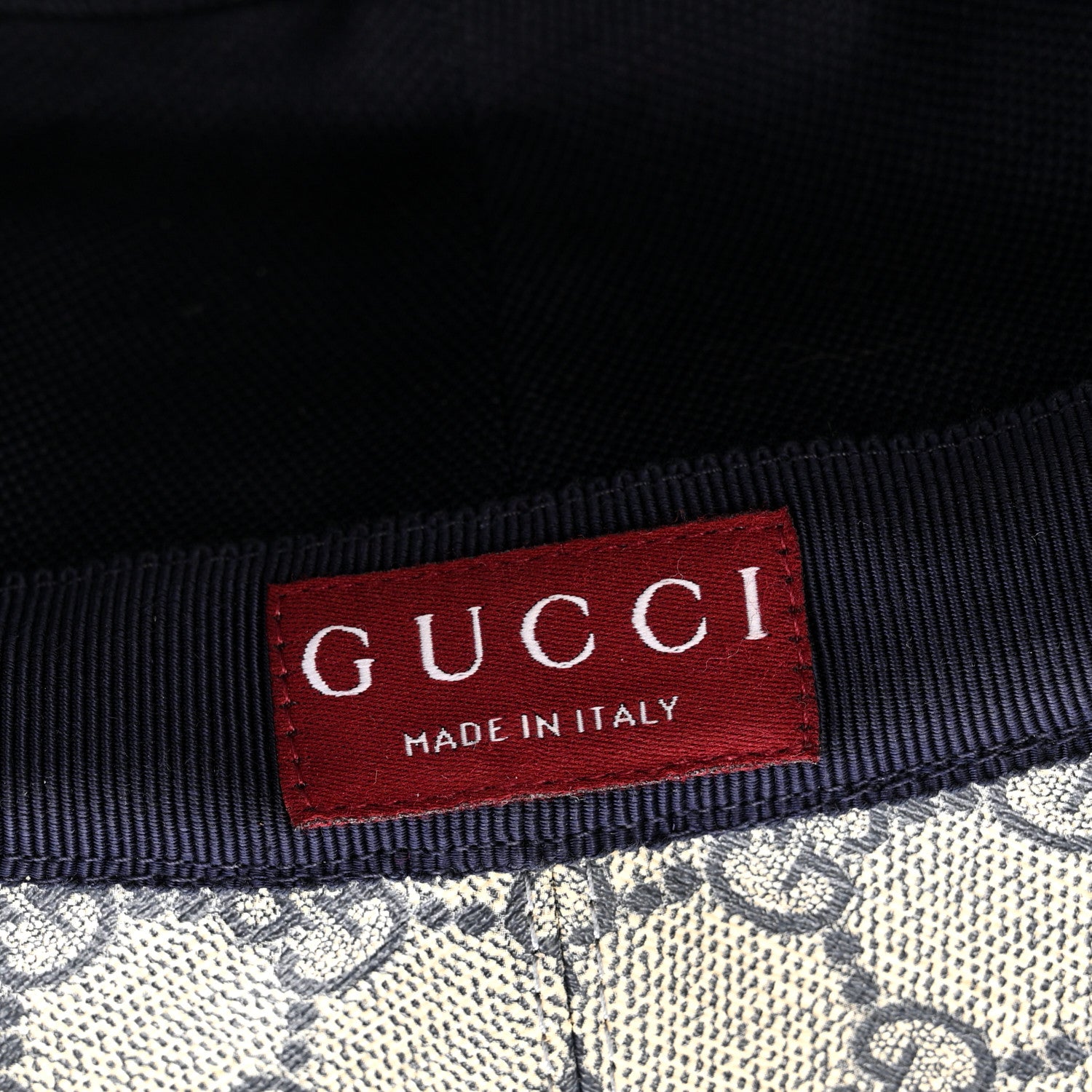 Gucci Lasered Denim GG Monogram Bucket Hat L Blue 8 of 10