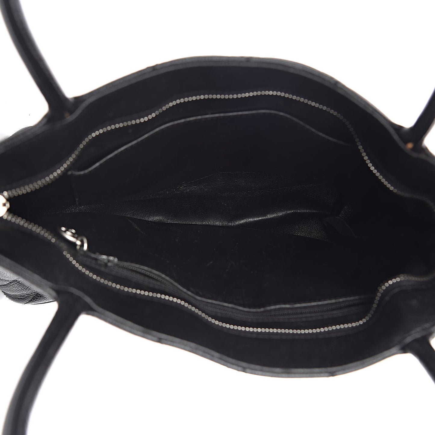 Caviar Quilted Medallion Tote Black