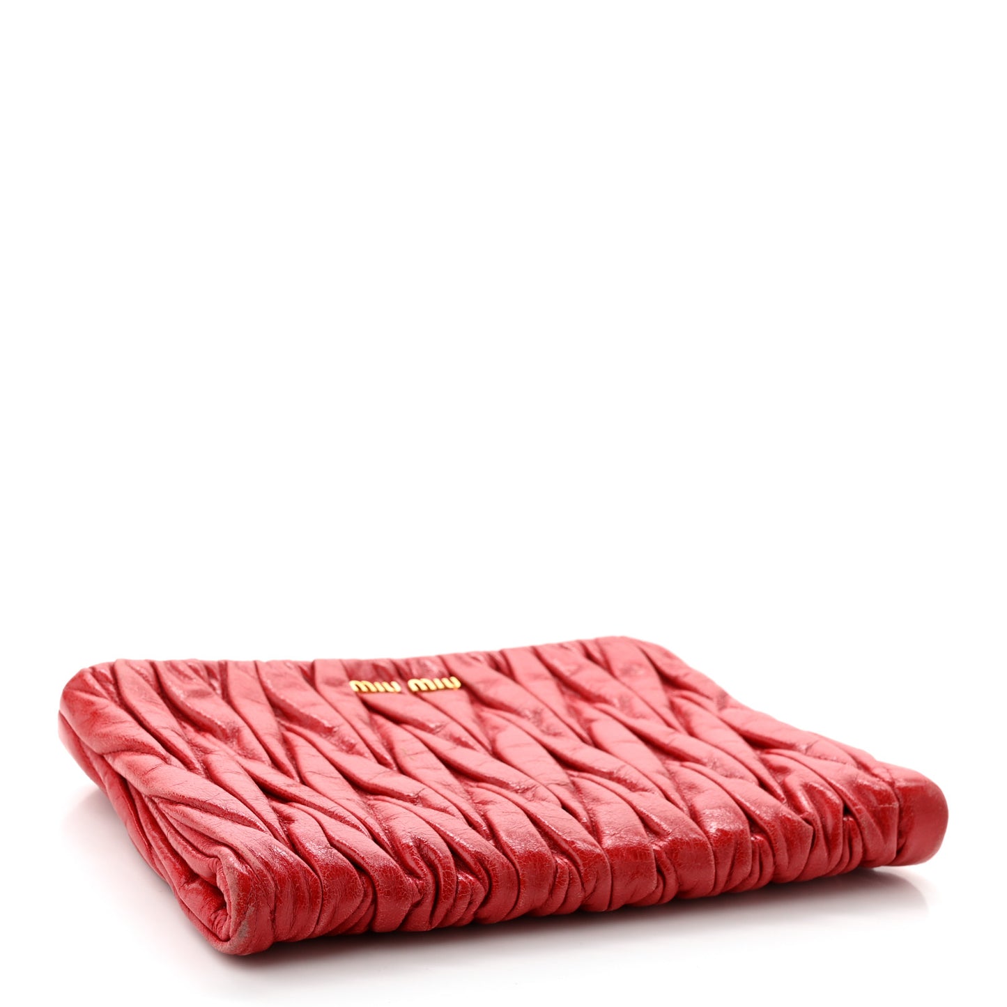 Nappa Matelasse Lux Pouch Fuoco