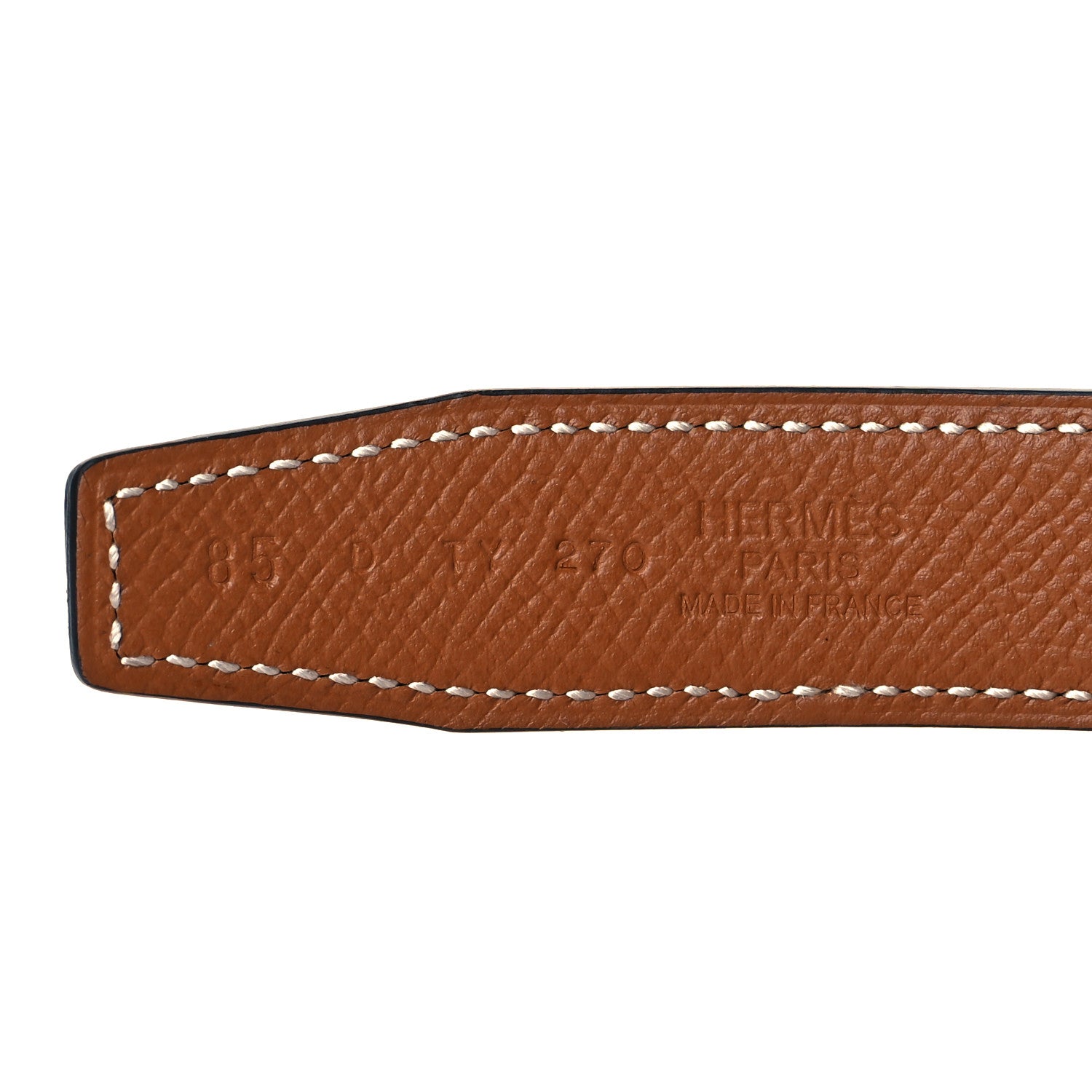 Hermes Swift Epsom 32mm Collier De Chien CDC Belt 85 Black Gold 4 of 7