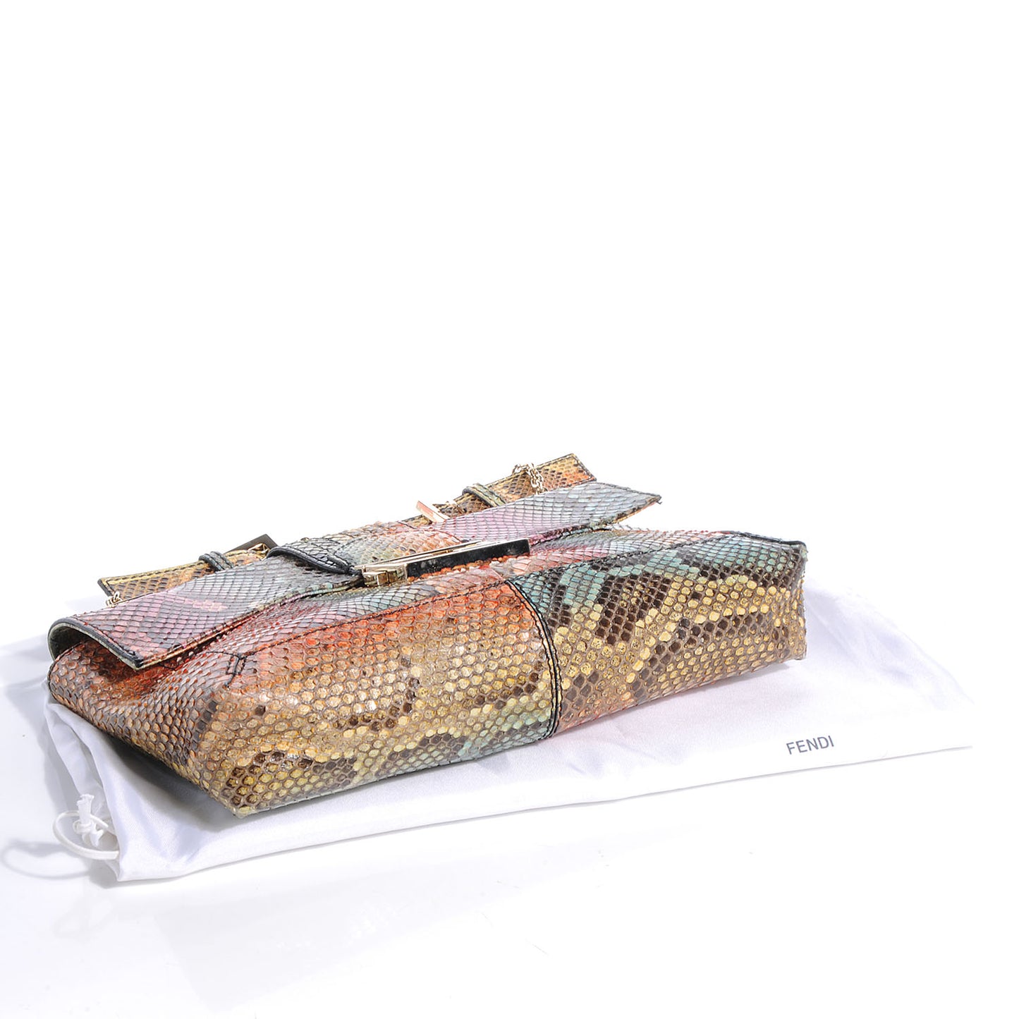 Python Maxi Baguette Bag Multicolor