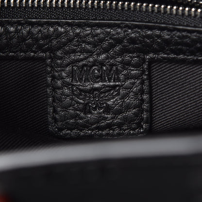 MCM Calfskin Ottomar Monogram Large Essential Tote Black 7 of 8