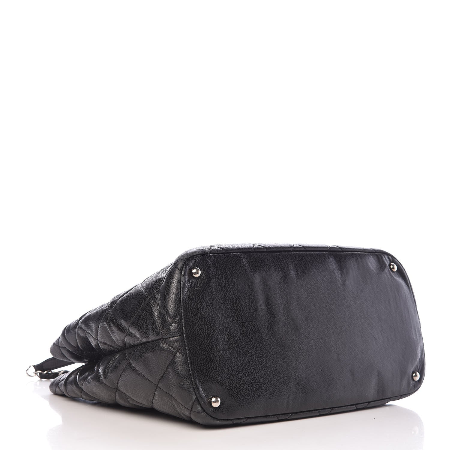 Chanel Caviar Quilted CC Timeless Soft Tote Black 4 of 19