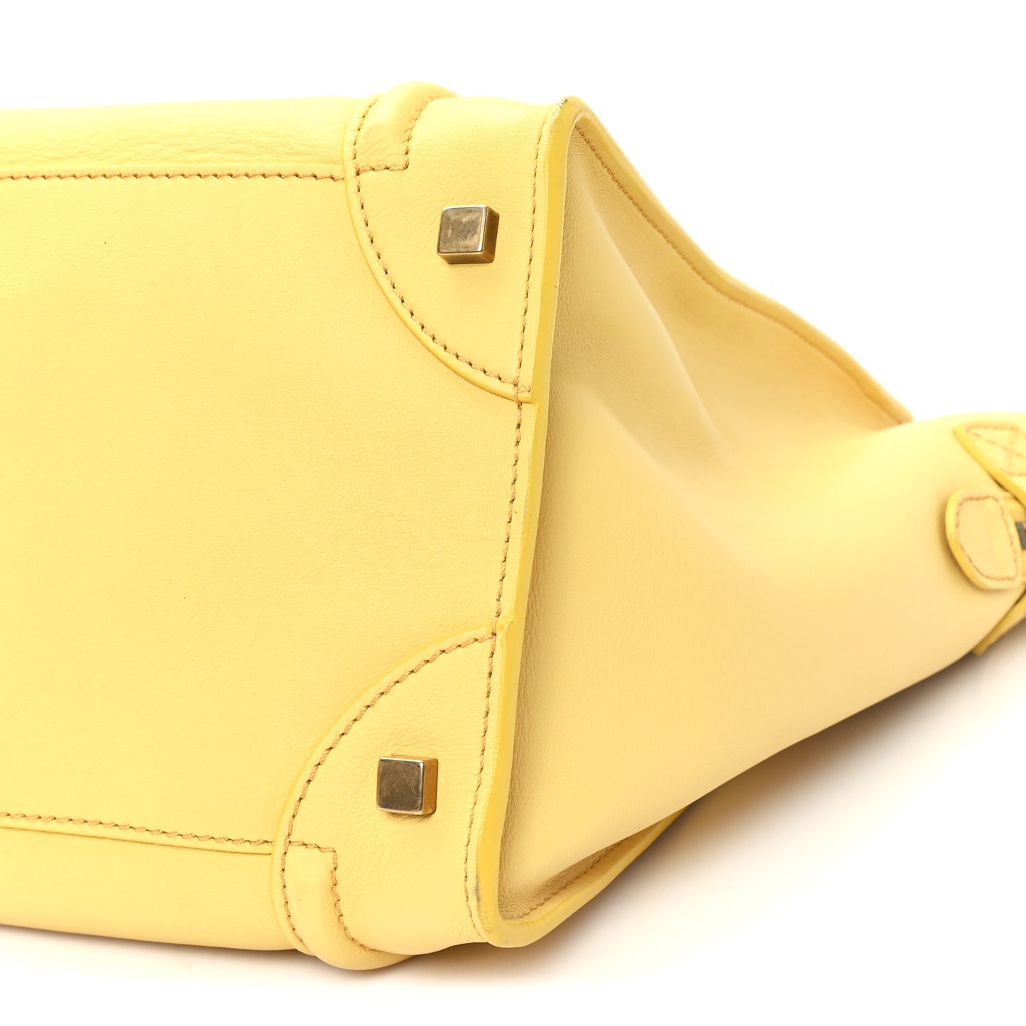 Smooth Calfskin Mini Luggage Citron