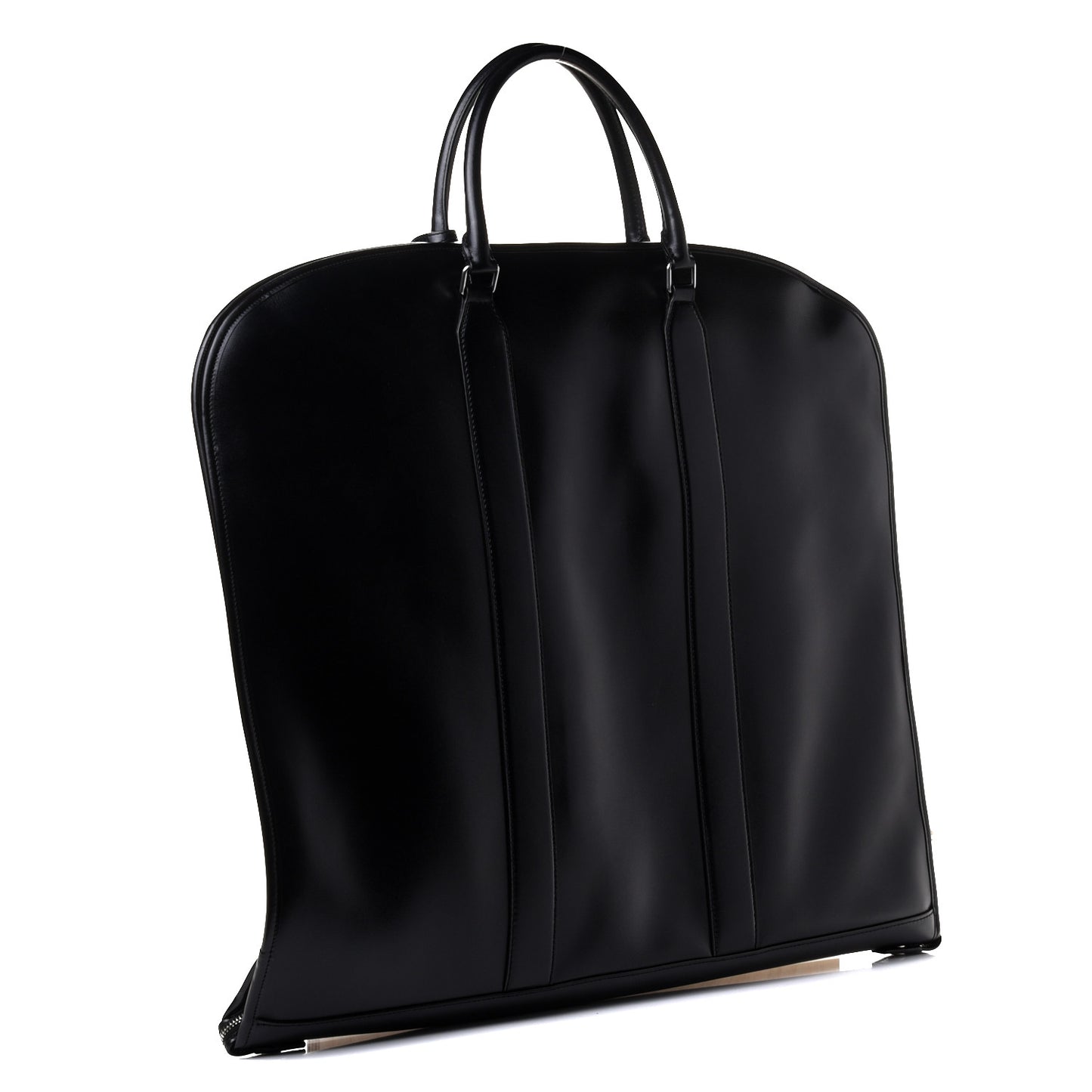 Calfskin Suit Garment Bag Black