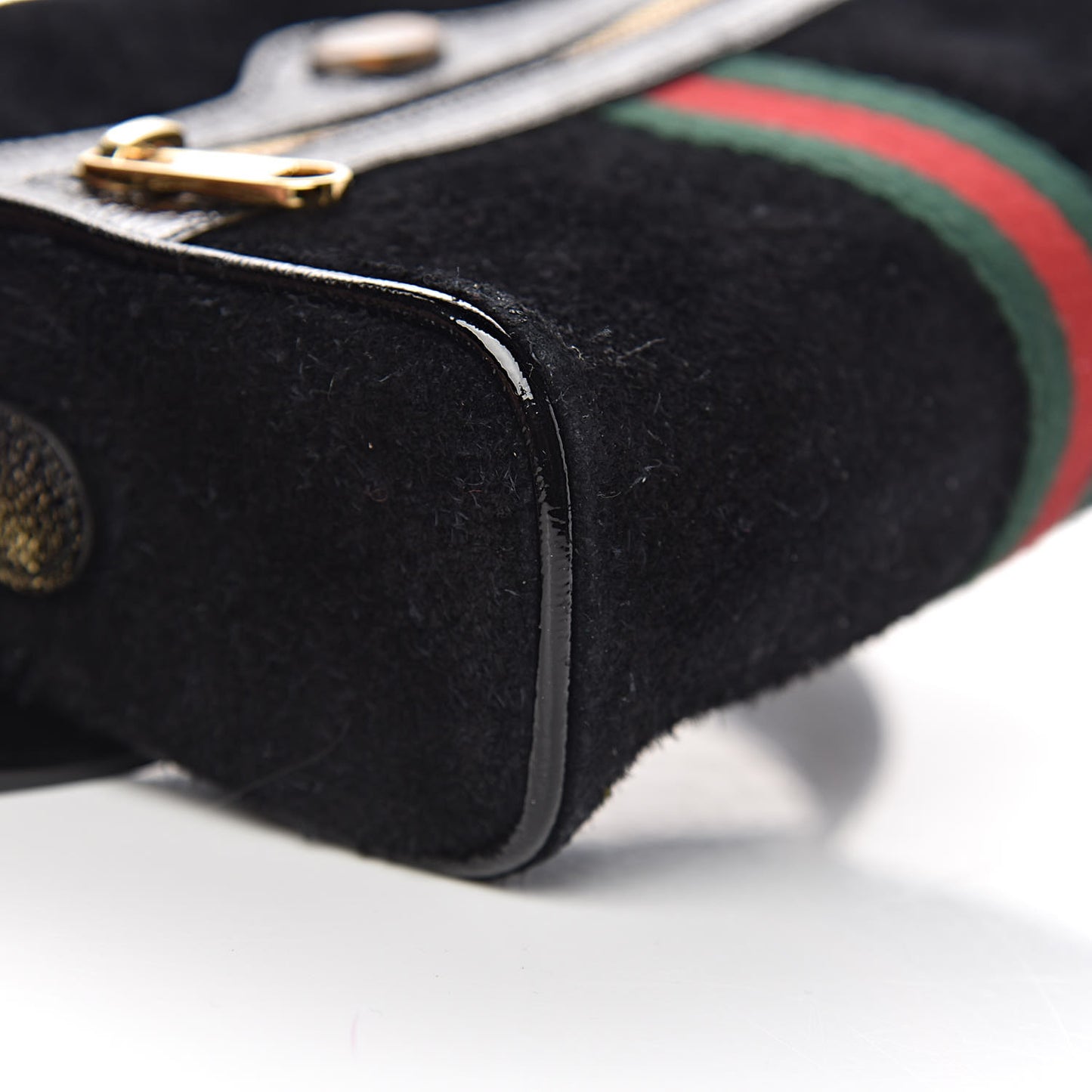 Suede Small Ophidia Belt Bag 85 34 Black